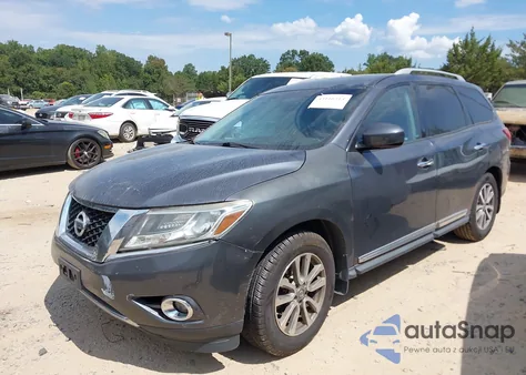 2013 Nissan Pathfinder Sl из США, поврежденный, VIN 5N1AR2MM2DC687243